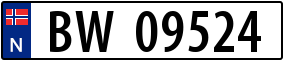Truck License Plate